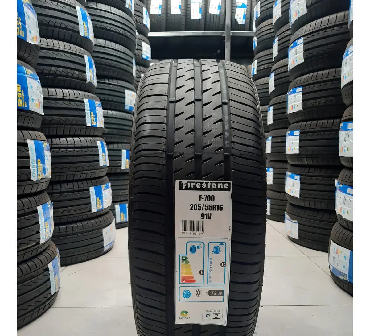Kit 2 Pneus Firestone F-700 P 205/55r16 91v Bsw V 3