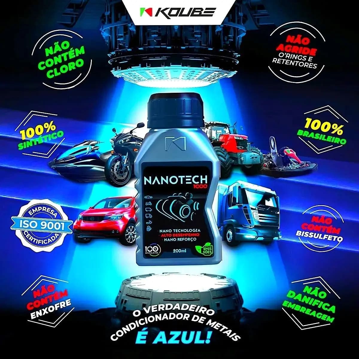 Nanotech 1000 Condicionador De Metais Motor Rolamento Koube 2
