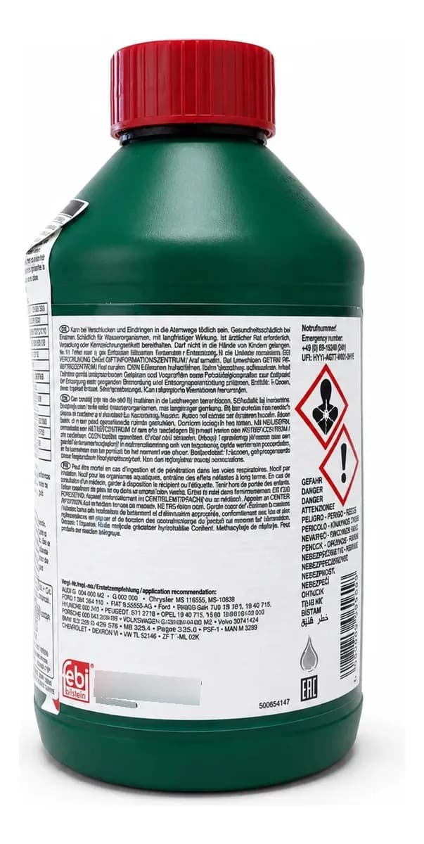 Fluido Febi 06161 Dir Hidr Mecatrônica Dsg Dq200 Vw Audi 1l