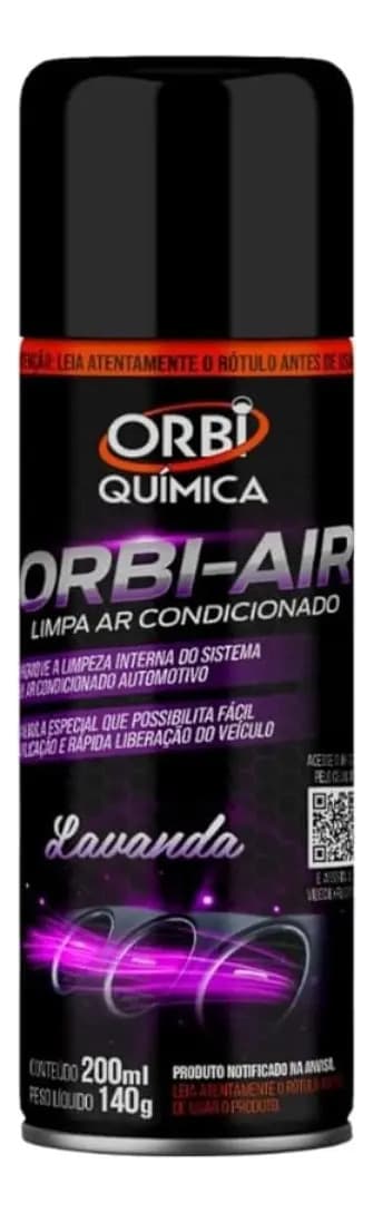 Higienizador De Ar Condicionado Orbi Quimica Modelo Granada Preto Lavanda Lavanda 3